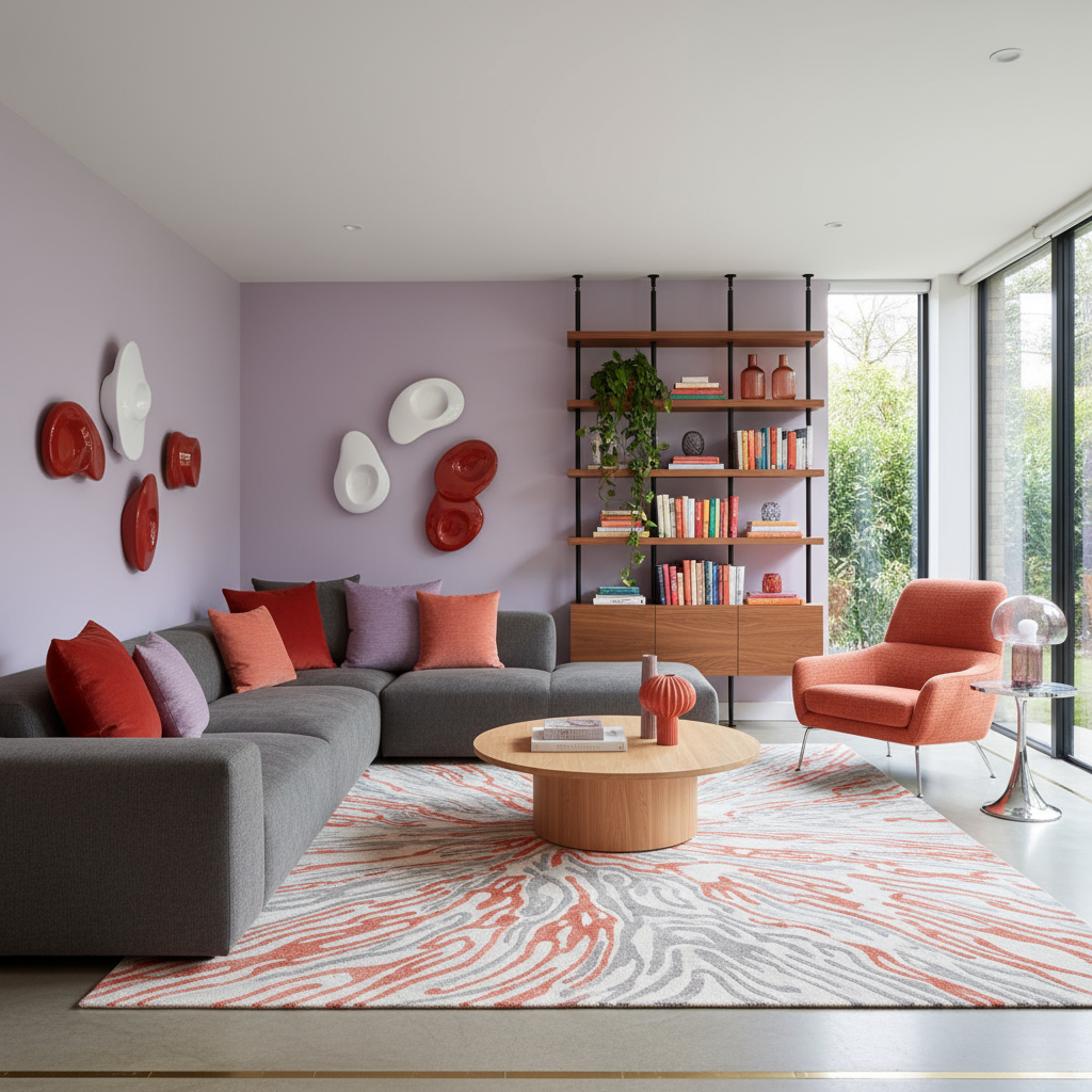 Акцентные цвета в современном интерьере